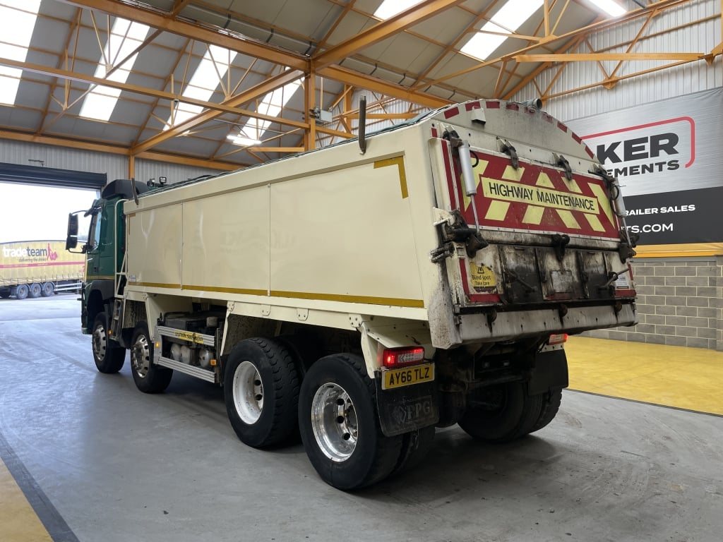 VOLVO FM 410 *EURO 6* 8X4 ALUMINIUM INSULATED TIPPER – 2016 – AY66 TLZ