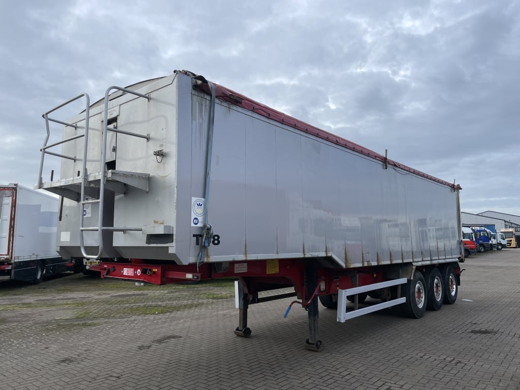 CRANE FRUEHAUF 67 CU-YD ALUMINIUM PLANK SIDED BULK TIPPING TRAILER – 2014 – C381815