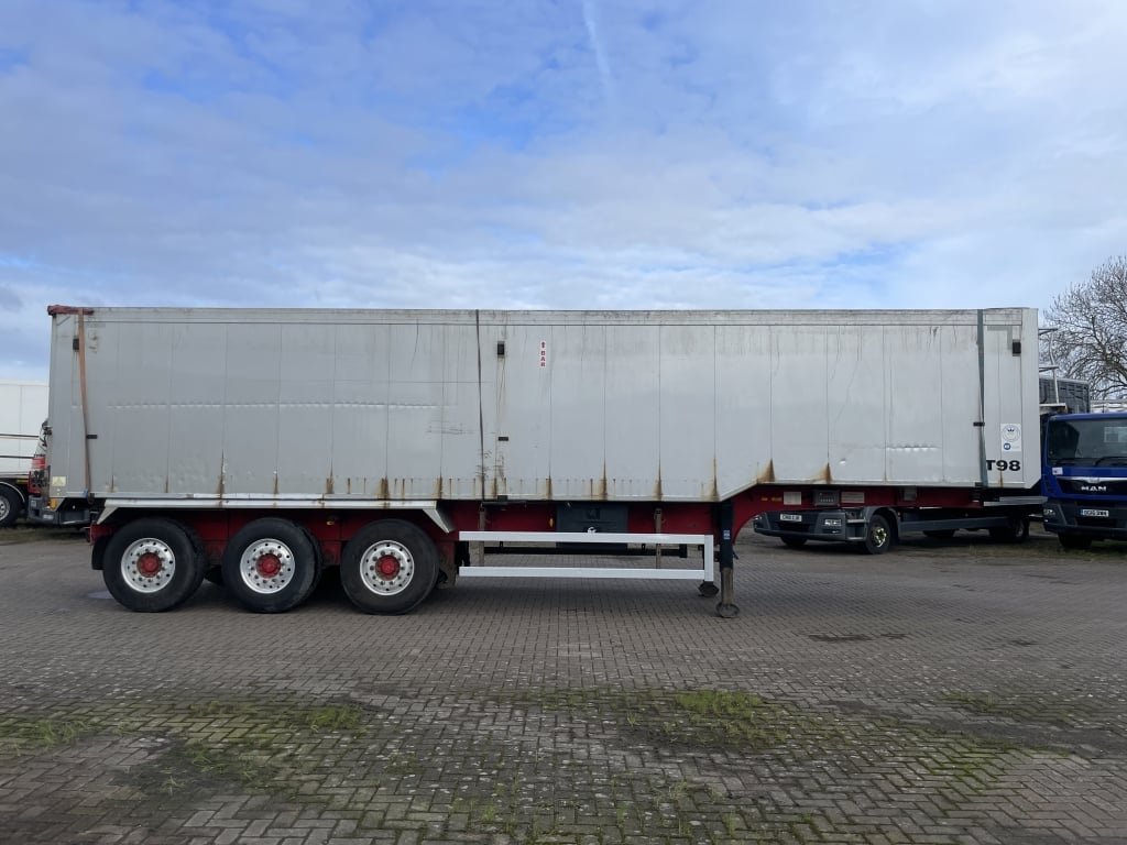 CRANE FRUEHAUF 67 CU-YD ALUMINIUM PLANK SIDED BULK TIPPING TRAILER – 2014 – C381815