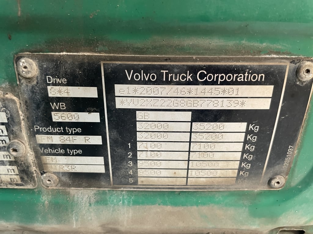 VOLVO FM 410 *EURO 6* 8x4 BENNE BASCULANTE ISOLÉE EN ALUMINIUM – 2016 – FE66 YXX