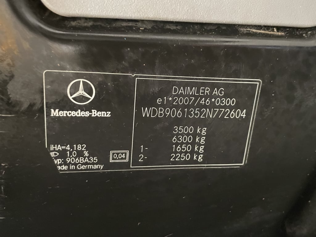MERCEDES BENZ SPRINTER 314 CDI 3,5 TONNES, *EURO 6* BENNE BASCULANTE À PLATEAU – 2018 – PF68 BHY