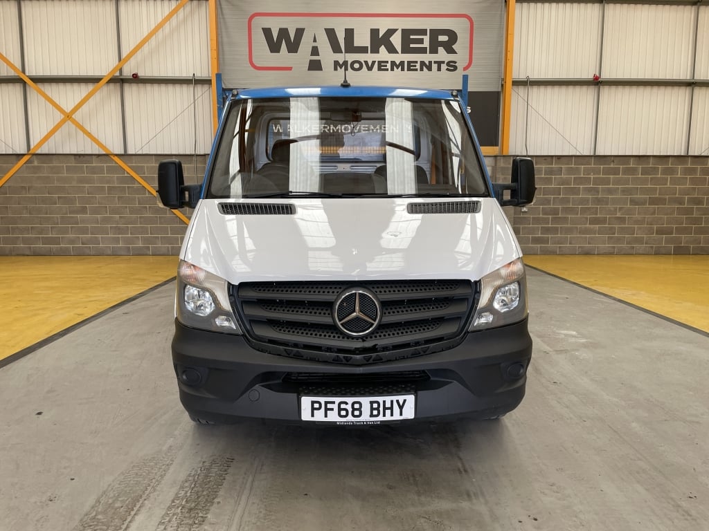 MERCEDES BENZ SPRINTER 314 CDI 3,5 TONNES, *EURO 6* BENNE BASCULANTE À PLATEAU – 2018 – PF68 BHY
