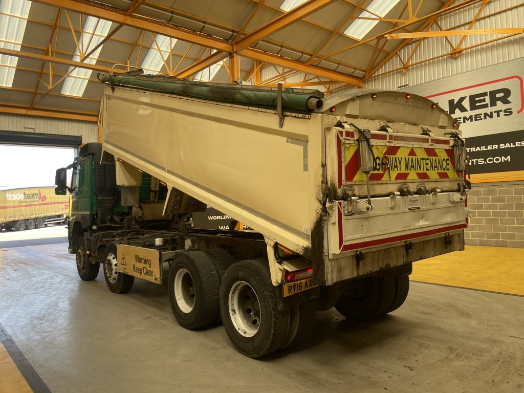 VOLVO FM 450 *EURO 6* 8X4 ALUMINIUM INSULATED TIPPER – 2016 – RY16 AXJ