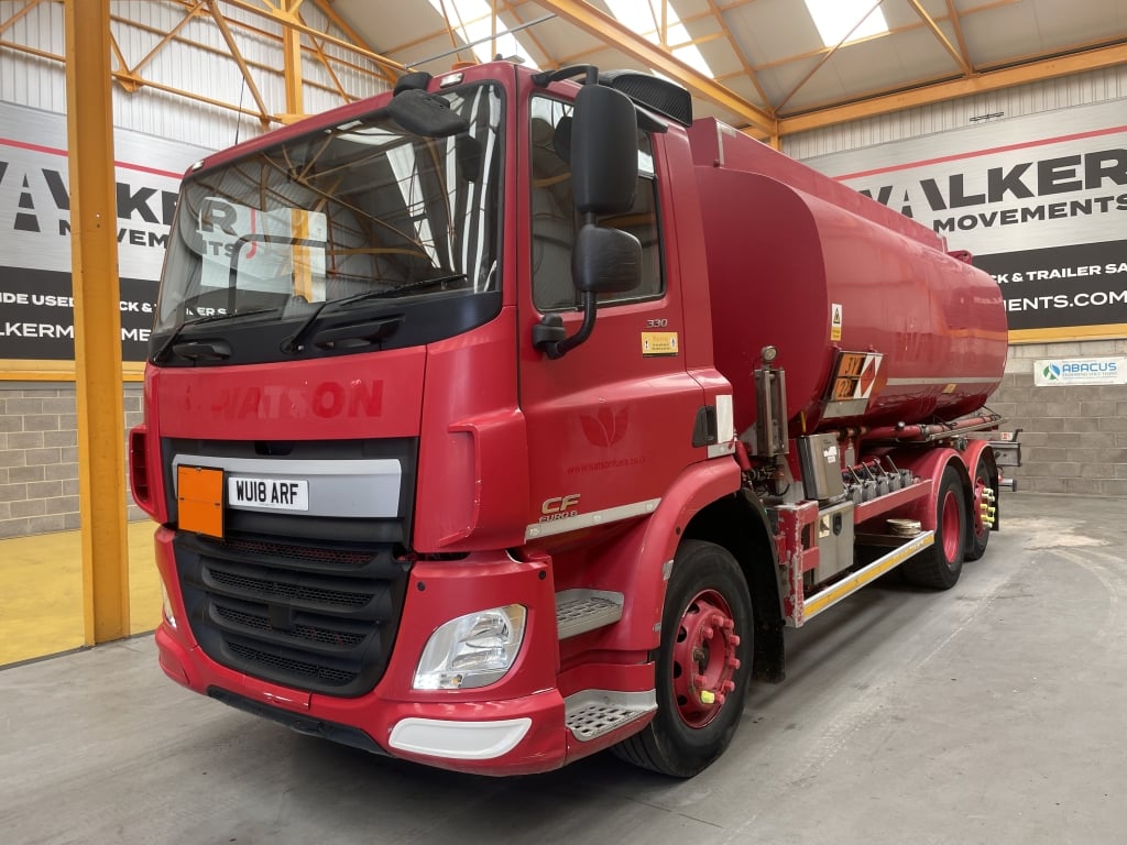 DAF CF330 *EURO 6* 6x2 – Citerne à carburant en aluminium de 19 000 litres – 2018 – WU18 ARF