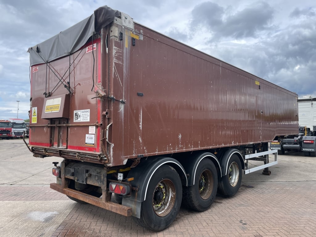 SDC 65 CU-YD ALUMINIUM PLANK SIDED BULK TIPPING TRAILER – 2014 – C366532