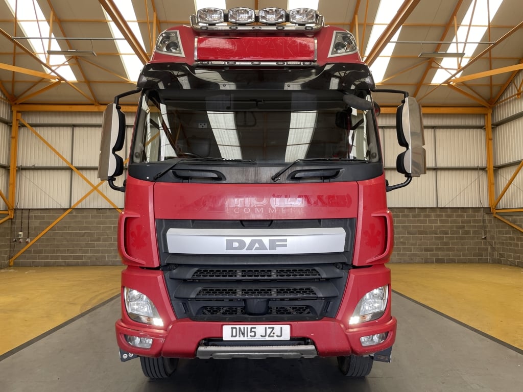 DAF CF440 *EURO 6*, benne basculante 8x4 en aluminium – 2015 – DN15 JZJ