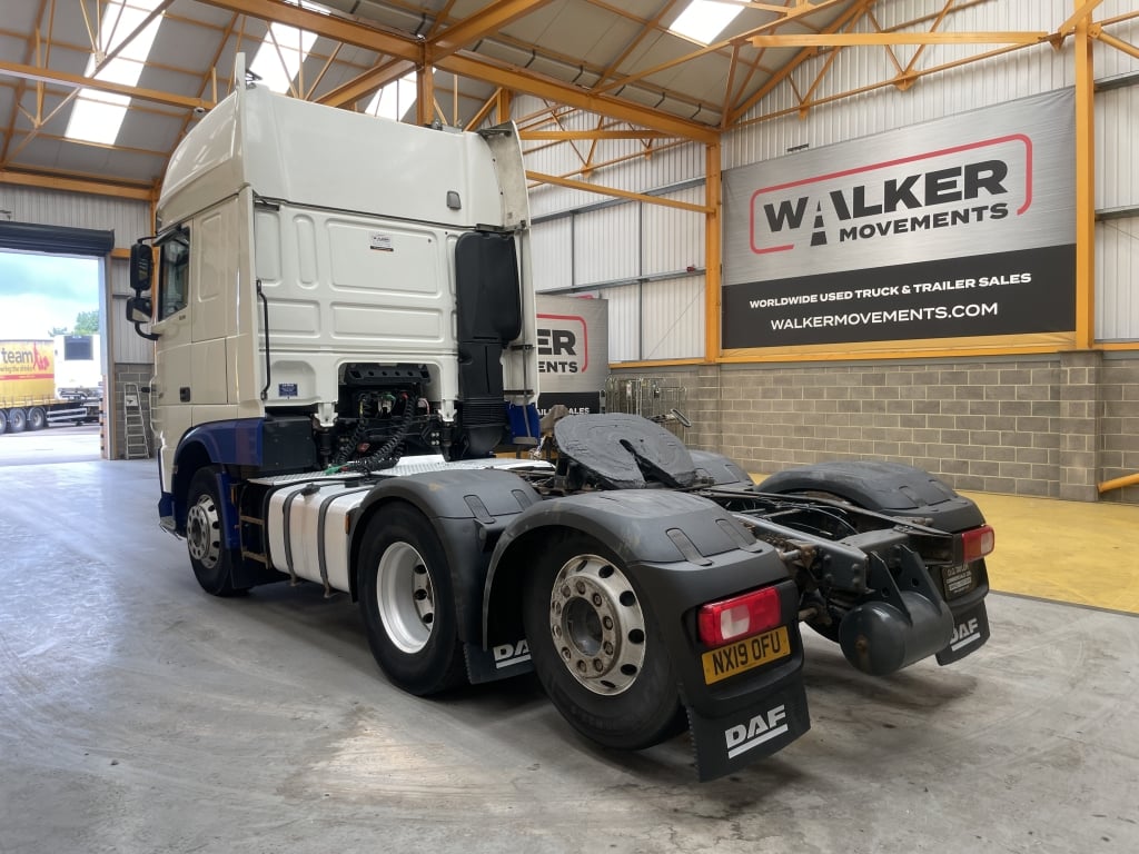 DAF XF106 530 *EURO 6* SUPER SPACE, 6X2 TAG AXLE TRACTOR UNIT – 2019 – NX19 OFU