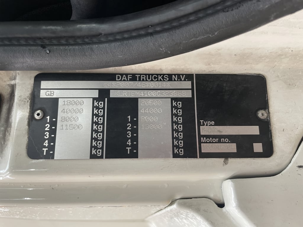 DAF CF450 SPACE CAB *EURO 6* TRACTEUR 4X2 – 2020 – PN70 CKV