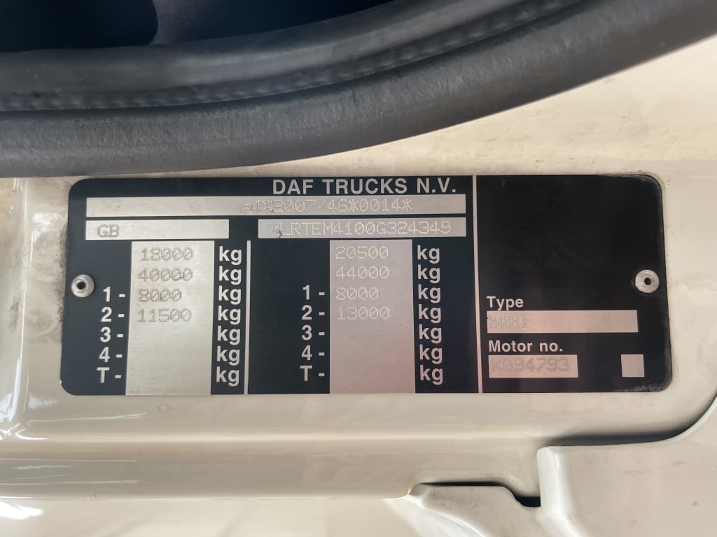 DAF CF450 SPACE CAB *EURO 6*, tracteur routier 4x2 – 2020 – PN70 CLJ