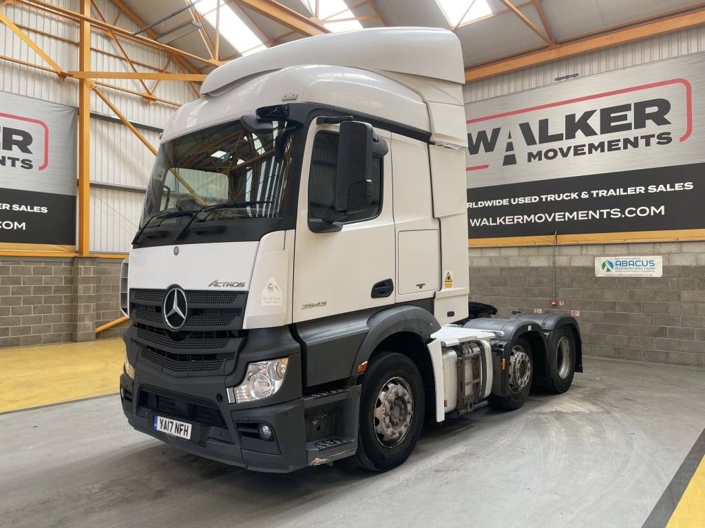 MERCEDES ACTROS 2543 *EURO 6* 6X2 TRACTOR UNIT – 2017 – YA17 NFH