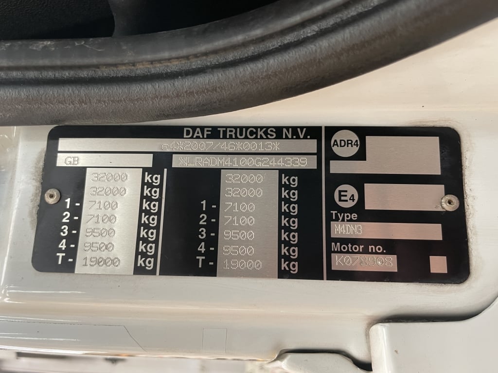 DAF CF450 *EURO 6* 8X4 ALUMINIUM BULK TIPPER – 2019 – YR19 EAE