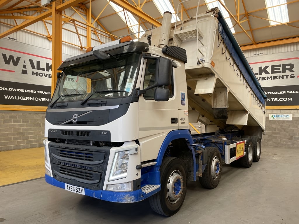 VOLVO FM 410 *EURO 6* 8X4 ALUMINIUM INSULATED TIPPER – 2016 – AY66 SZV