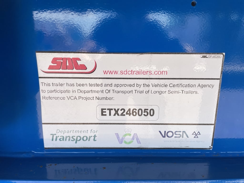 SDC 51FT/15.65M LST CURTAINSIDE TRAILER – 2013 – C330533