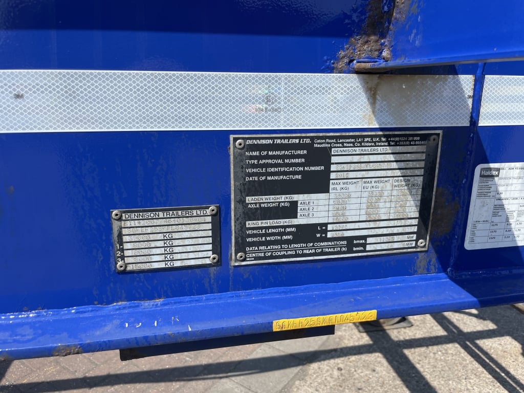 DENNISON LOCK AND GO SLIDING SKELETAL TRAILER – 2015 – C412356