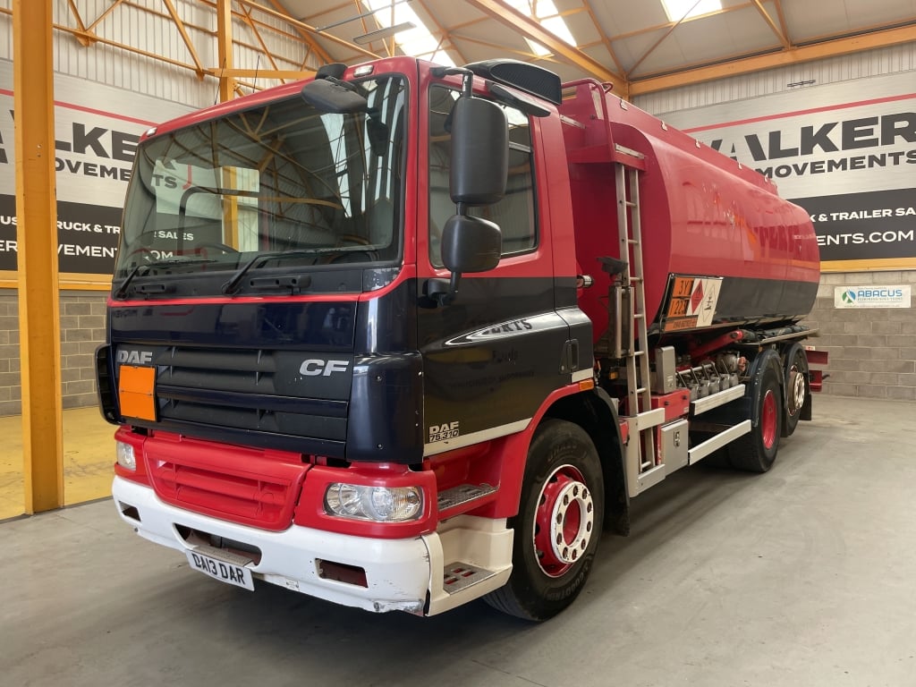 DAF CF75 310, EURO 5, 6X2, 20,000 LTR ALUMINIUM FUEL TANKER – 2013 – DA13 DAR