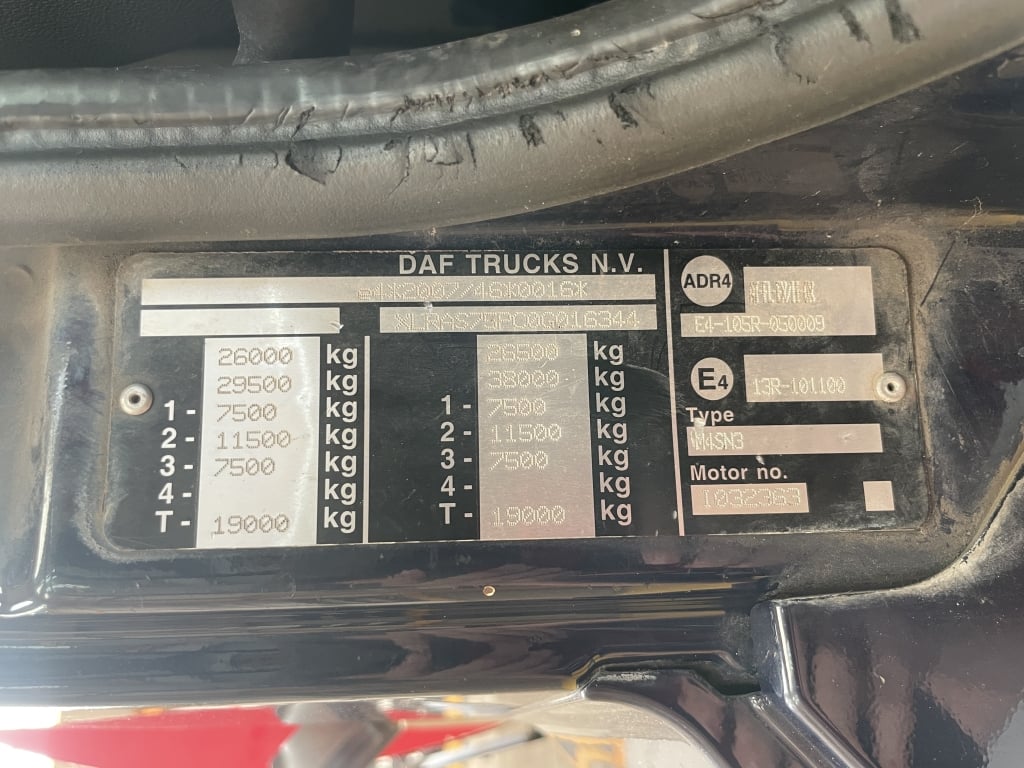 DAF CF75 310, EURO 5, 6X2, 20,000 LTR ALUMINIUM FUEL TANKER – 2013 – DA13 DAR