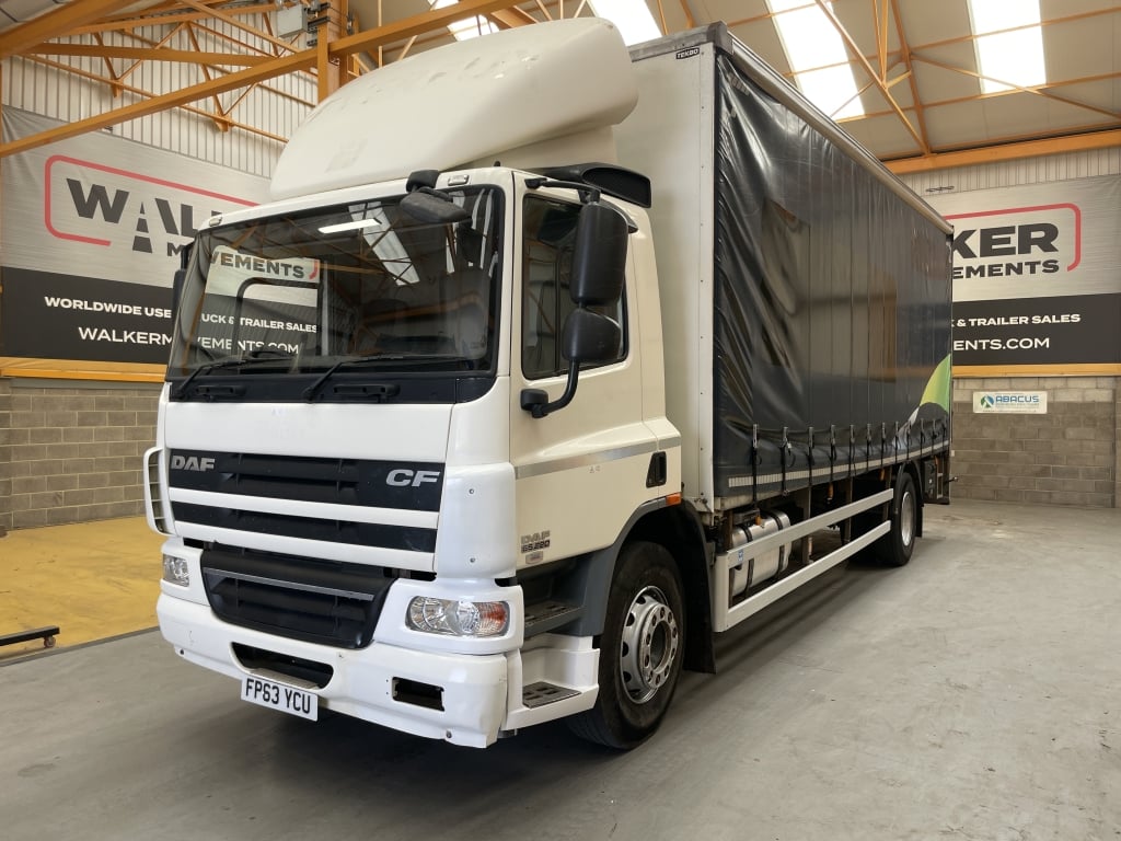 DAF CF65 EURO 5 4X2 18 TONNE CURTAINSIDER – 2013 – FP63 YCU