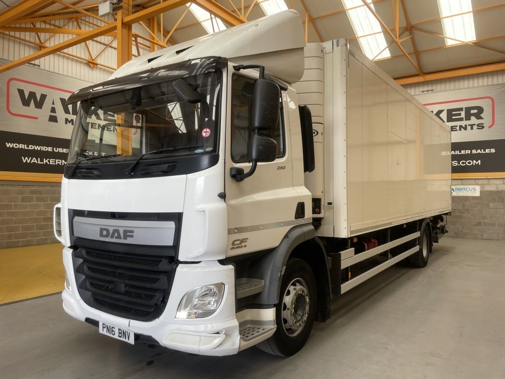 DAF CF250 *EURO 6*, 4X2 18 TONNE FRIDGE/FREEZER – 2016 – PN16 BNV