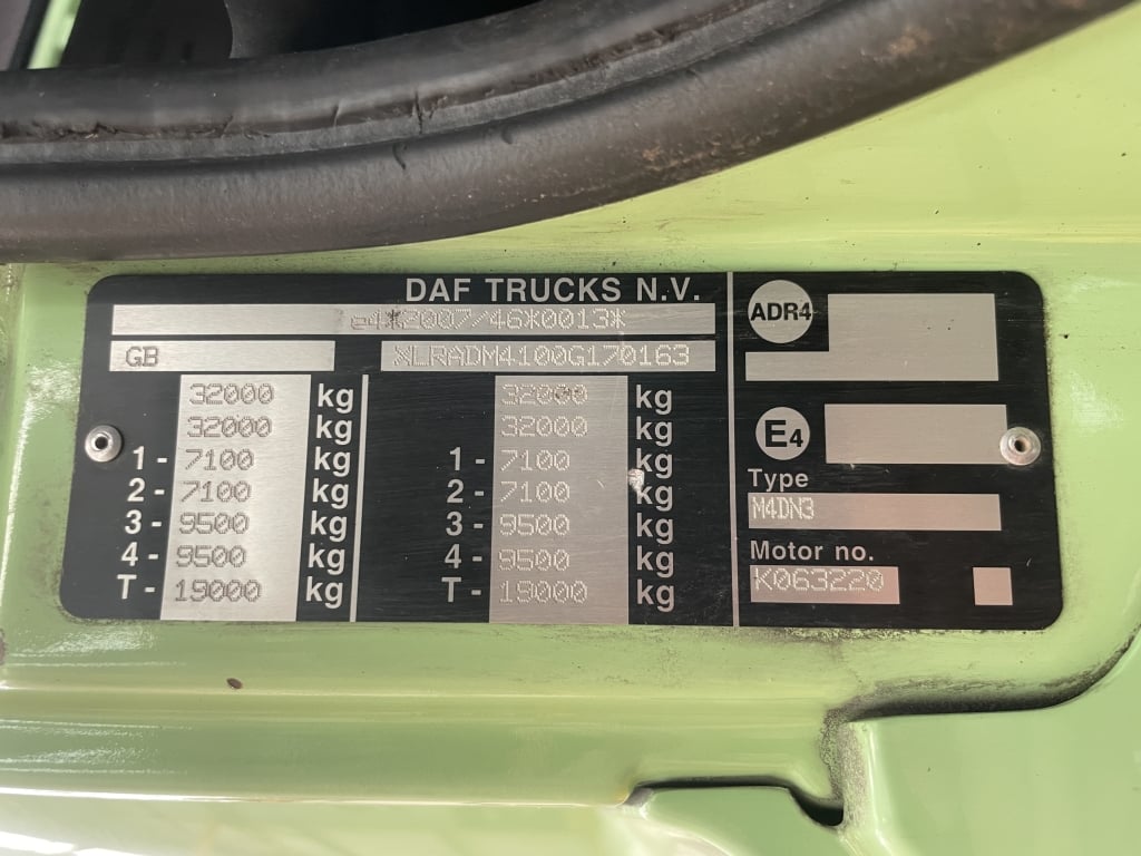 DAF CF440 8X4 ALUMINIUM BULK TIPPER/BLOWER – 2017 – PN67 OZF
