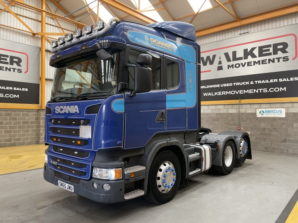 SCANIA R490 *EURO 6* HIGHLINE 6X2 TAG AXLE TRACTOR UNIT – 2016 – SM65 JWU