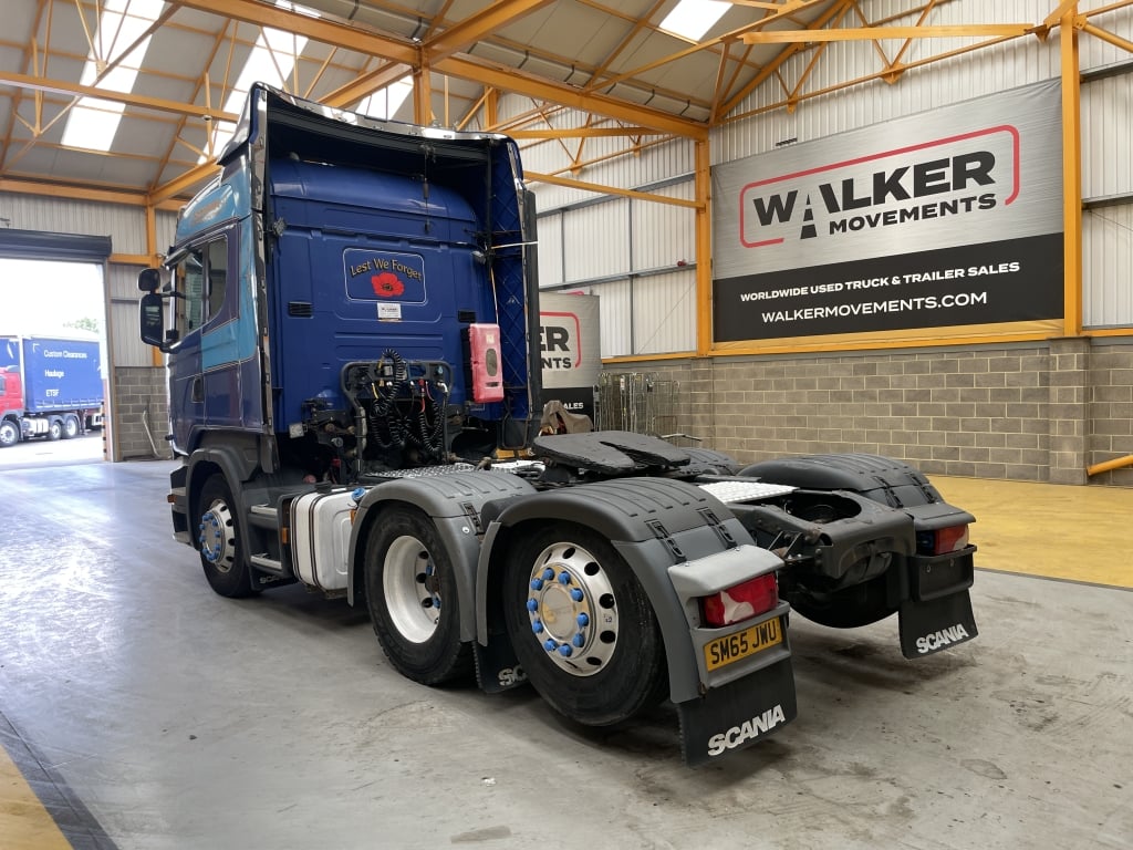 SCANIA R490 *EURO 6* HIGHLINE 6X2 TAG AXLE TRACTOR UNIT – 2016 – SM65 JWU
