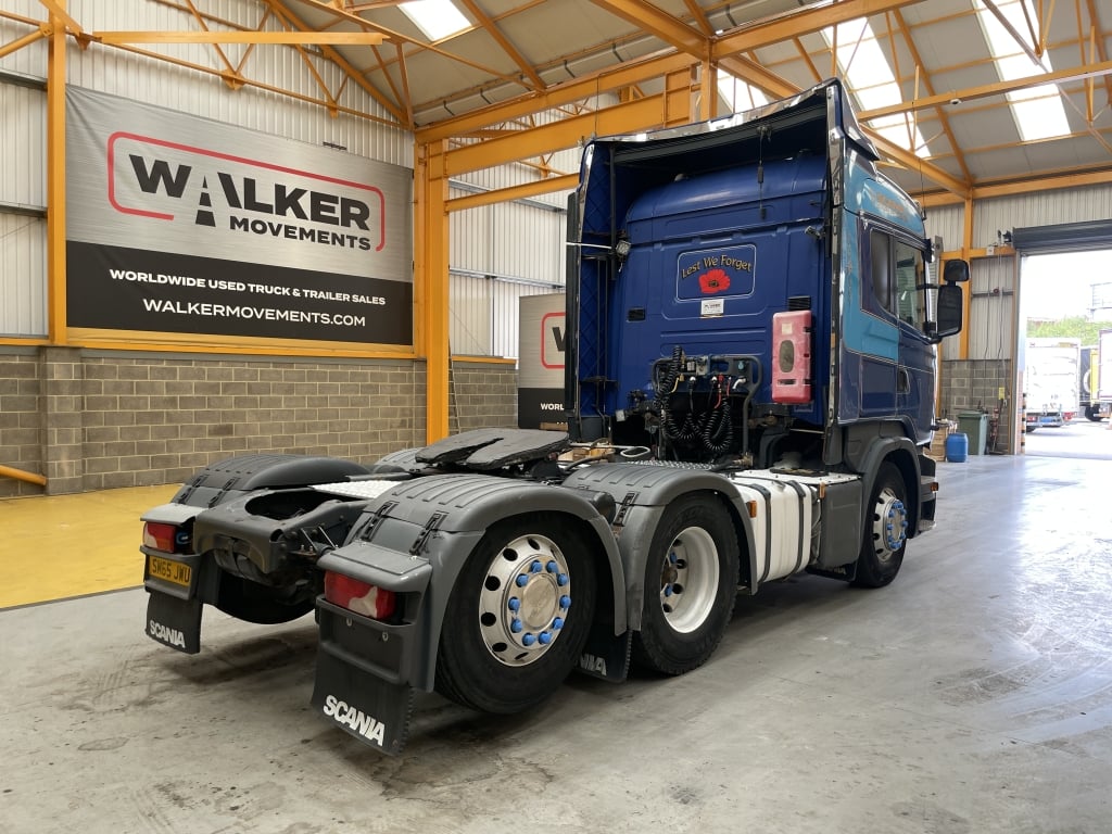 SCANIA R490 *EURO 6* HIGHLINE 6X2 TAG AXLE TRACTOR UNIT – 2016 – SM65 JWU