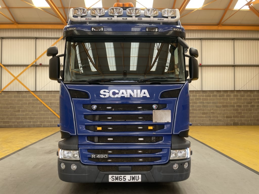 SCANIA R490 *EURO 6* HIGHLINE 6X2 TAG AXLE TRACTOR UNIT – 2016 – SM65 JWU
