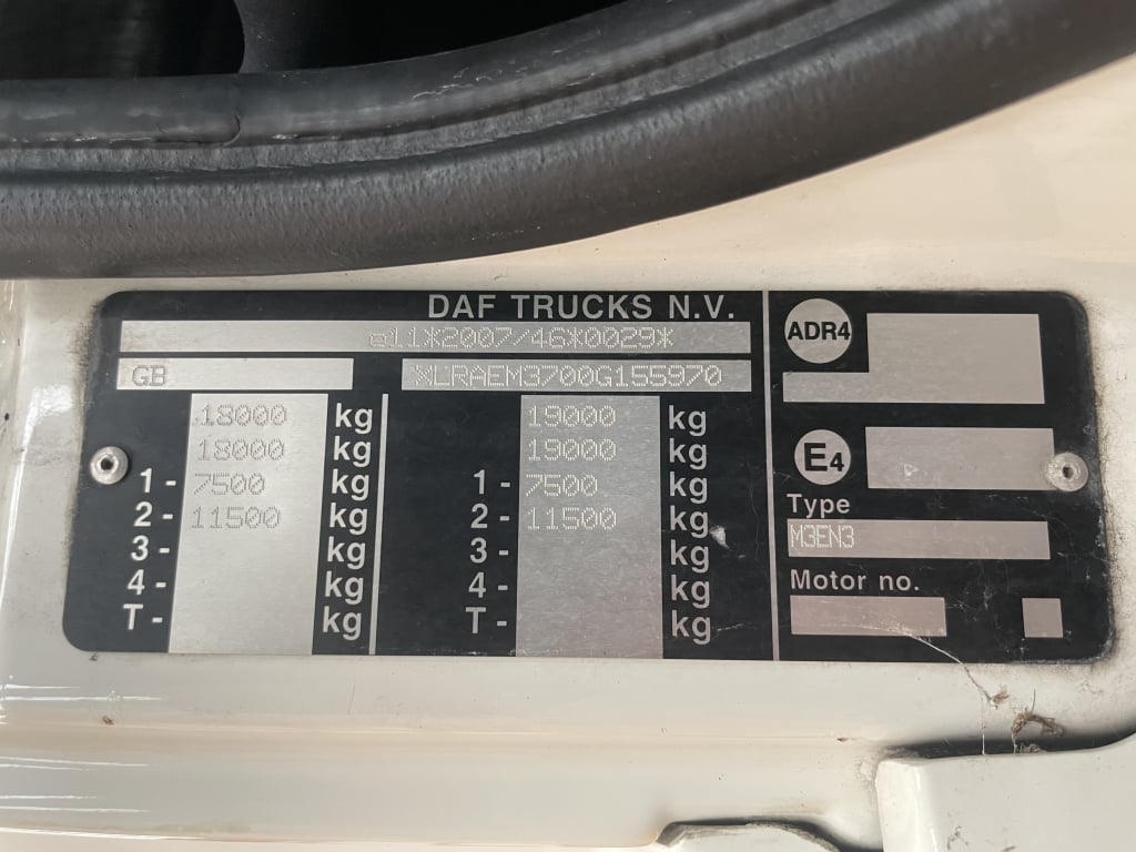 DAF CF 230 *EURO 6* 4X2 18 TONNE BOX – 2017 – FN17 BXX