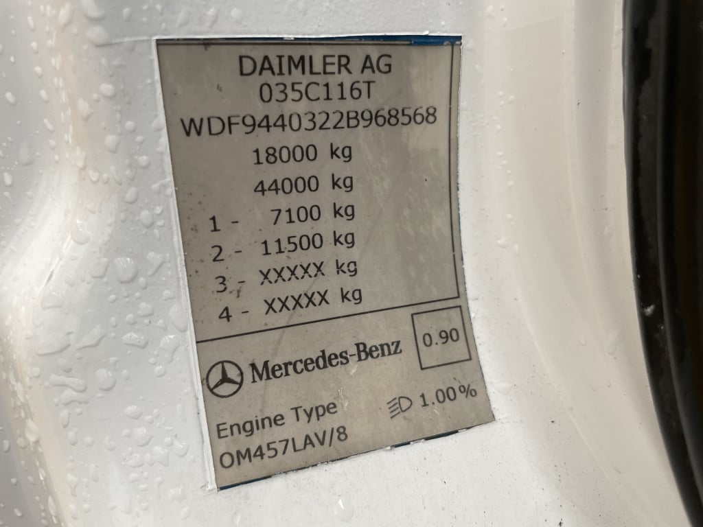 MERCEDES 1843 EURO 5 4X2, 18 TONNE REMOVAL BOX – 2009 – KP09 XTV