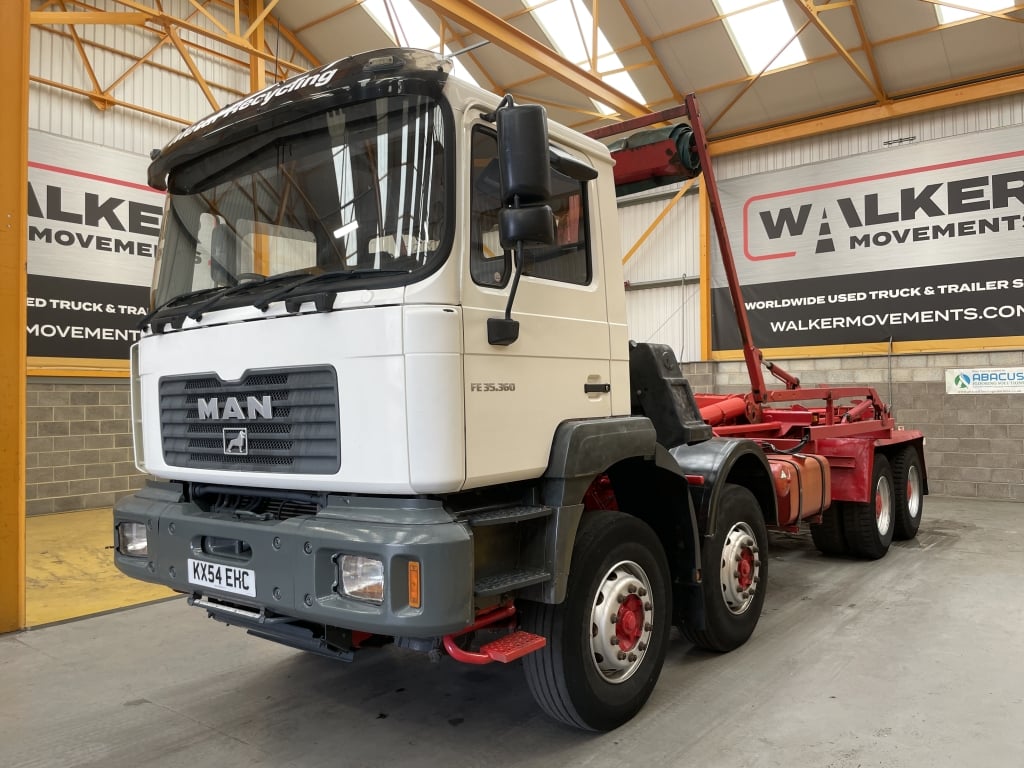 MAN FE 35.360 8X4 À GRUE DE CHARGEMENT – 2004 – KX54 EHC
