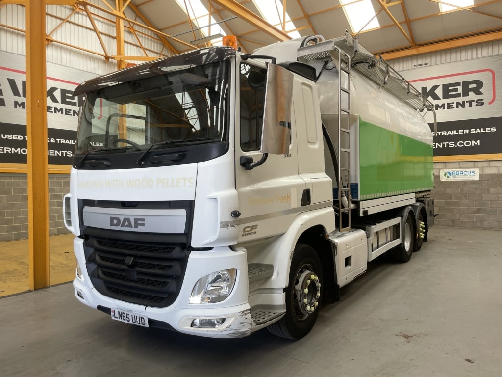 DAF CF370 *EURO 6* 6X2 30,000 LTR ALUMINIUM PELLET TANKER – 2015 – LN65 UUD