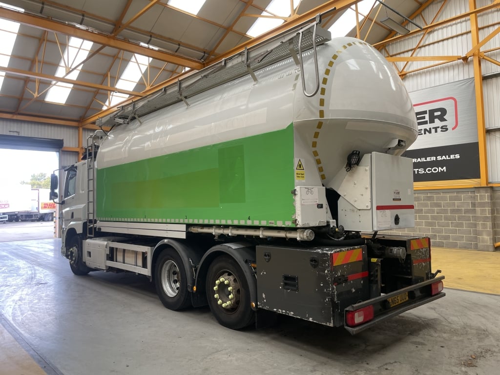 DAF CF370 *EURO 6* 6X2 30,000 LTR ALUMINIUM PELLET TANKER – 2015 – LN65 UUD