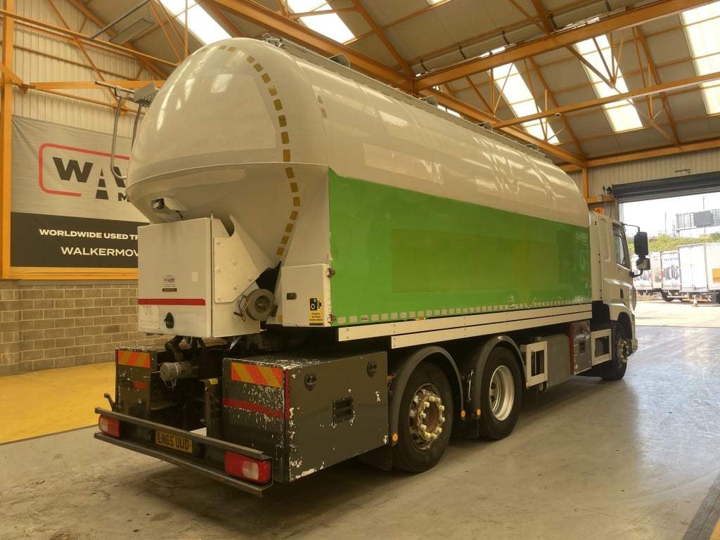 DAF CF370 *EURO 6* 6X2 30,000 LTR ALUMINIUM PELLET TANKER – 2015 – LN65 UUD
