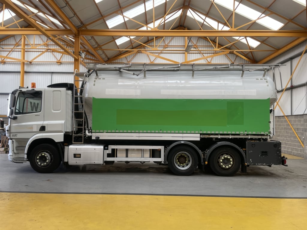 DAF CF370 *EURO 6* 6X2 30,000 LTR ALUMINIUM PELLET TANKER – 2015 – LN65 UUD