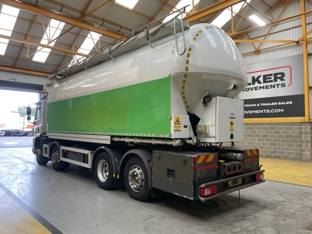 DAF CF440 *EURO 6* 8X2 38,000 LTR ALUMINIUM PELLET TANKER – 2015 – LN65 UUH