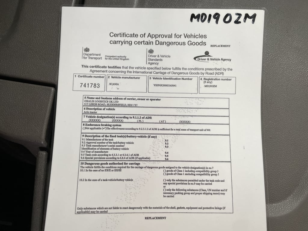 SCANIA P450 NEW GENERATION *EURO 6* PET REGS 6X2 TRACTOR UNIT – 2019 – MD19 OZM