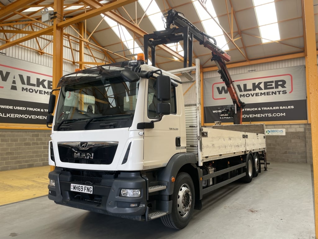 MAN TGM 26.320, 6X2 *EURO 6* 26 TONNE BRICK GRAB – 2019 – MH69 FNG