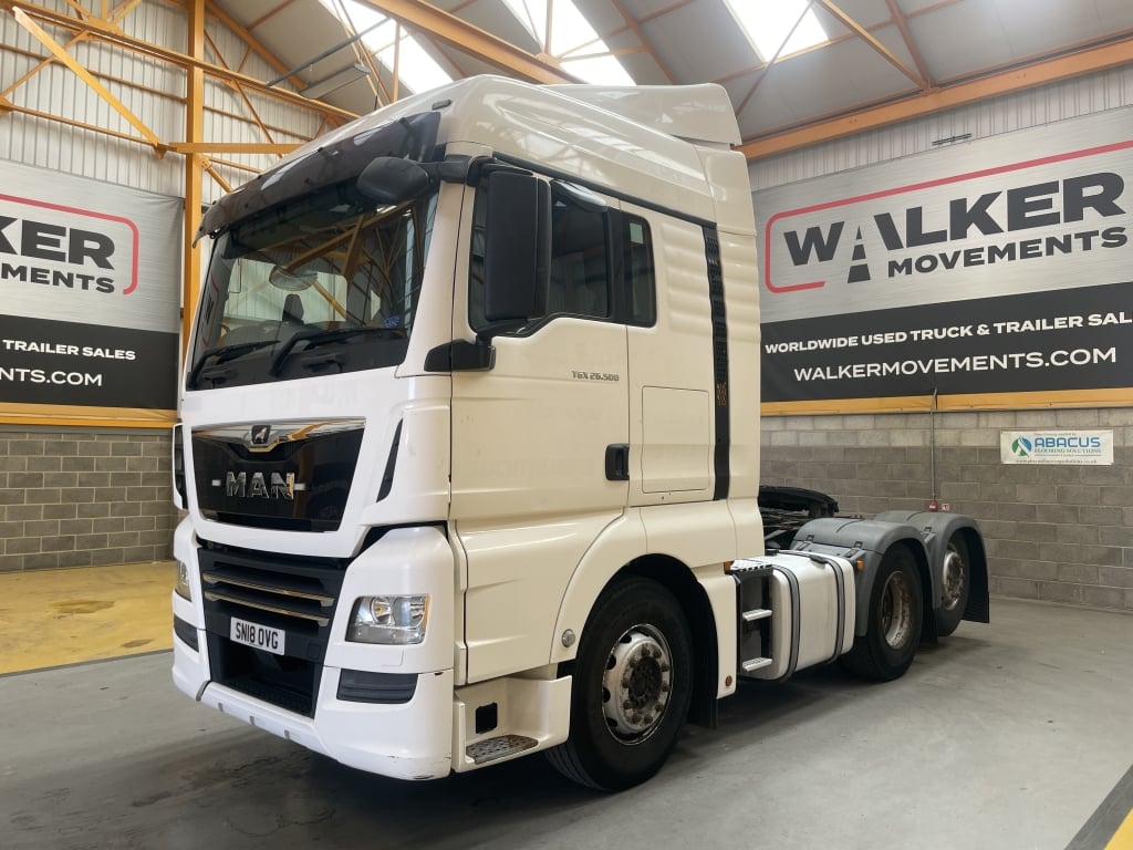 MAN TGX 26.500 *EURO 6* XLX 6X2 TRACTEUR À ESSIEU TAG – 2018 – N° de série 18, en parfait état