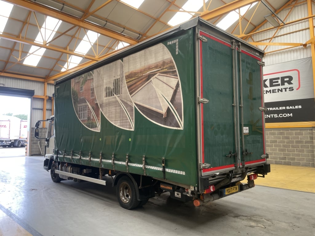 IVECO EURO CARGO 75E16 *EURO 6* 4X2, 7.5 TONNE CURTAINSIDER – 2017 – YG17 FTK