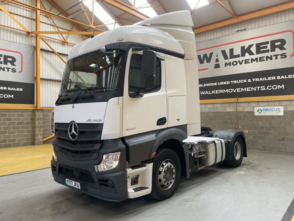 MERCEDES ACTROS 1843 STREAMSPACE *EURO 6* TRACTEUR ROUTIER 4X2 – 2017 – YT17 JFA