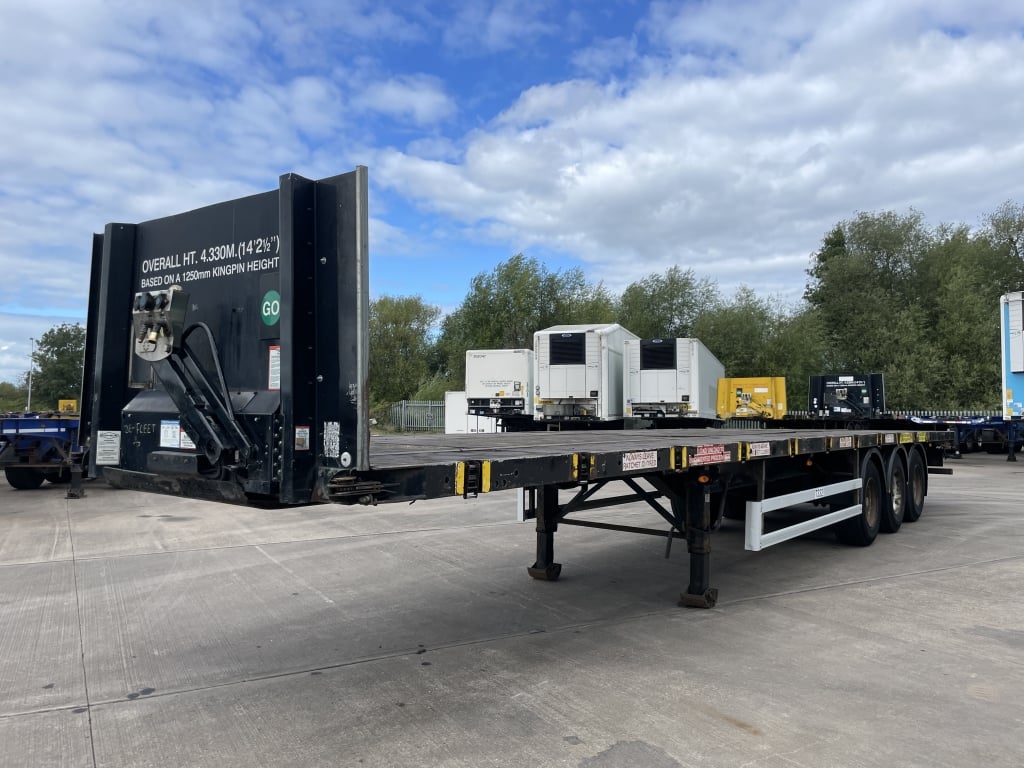 DON BUR 45FT FLATBED TRAILER – 2012 – C330544