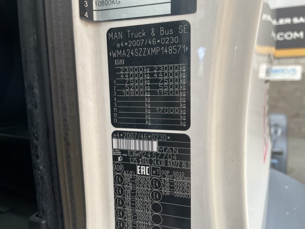 MAN TGS 24.430 *EURO 6* 6X2 PET REGS TRACTOR UNIT – 2020 – DK70 ZPE