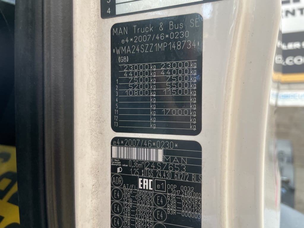 MAN TGS 24.430 *EURO 6* 6X2 PET REGS TRACTOR UNIT – 2020 – DK70 ZPJ