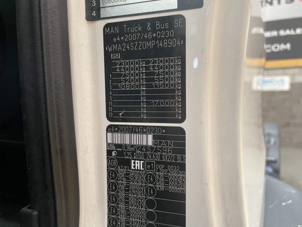 MAN TGS 24.430 *EURO 6* 6X2 PET REGS TRACTOR UNIT – 2020 – DK70 ZPU