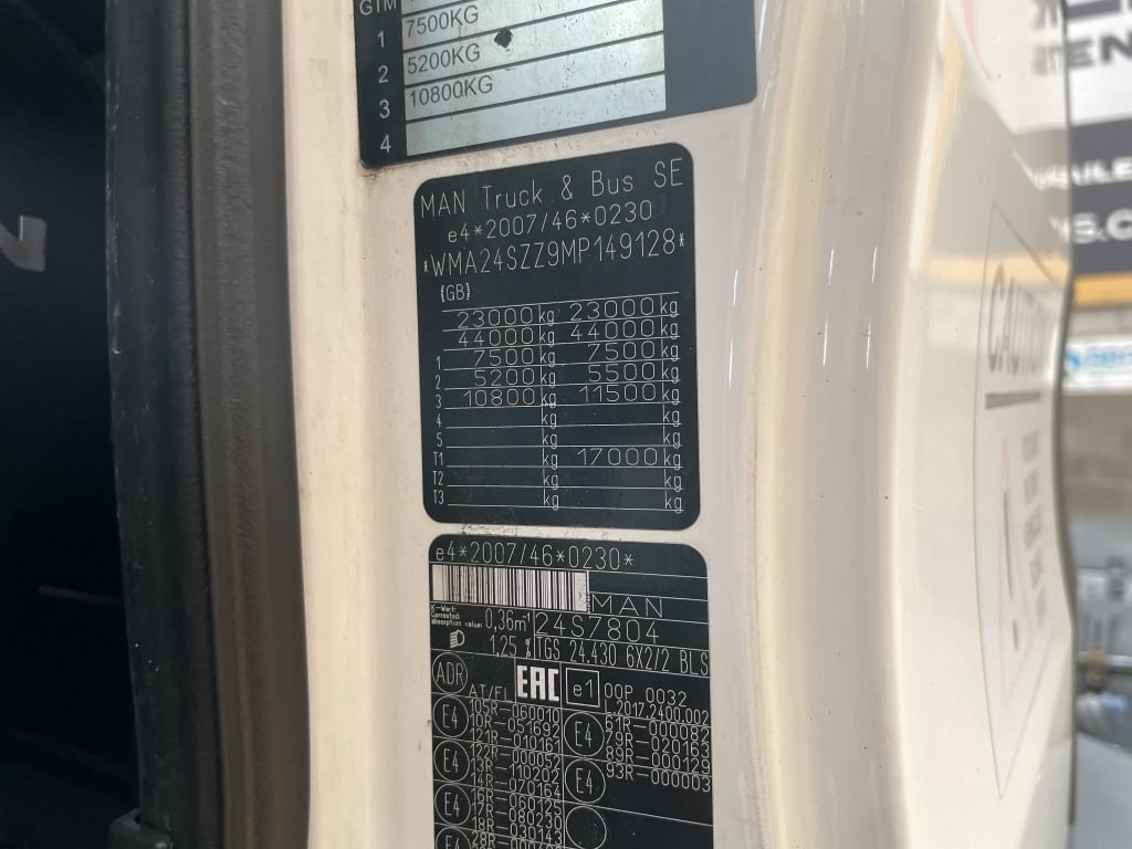 MAN TGS 24.430 *EURO 6* 6X2 PET REGS TRACTOR UNIT – 2020 – DK70 ZRA