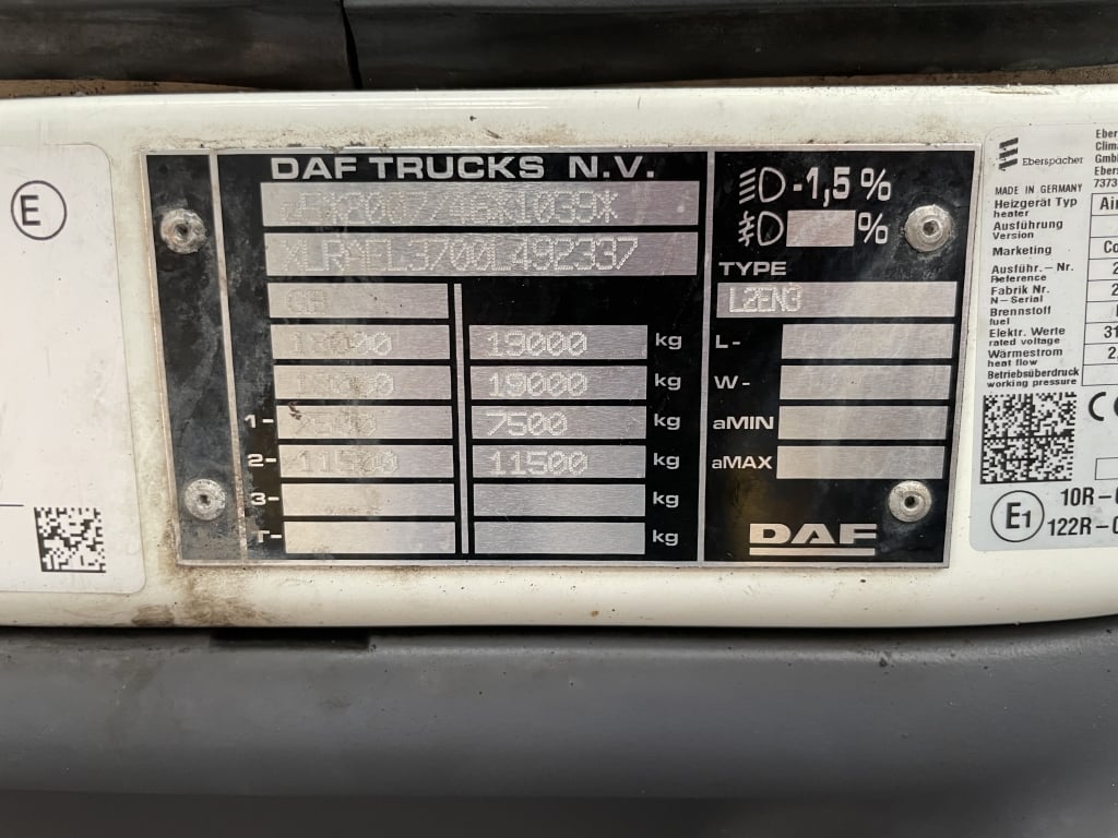 DAF LF290 *EURO 6* 4X2 18 TONNE FRIDGE/FREEZER – 2020 – FP69 HNJ