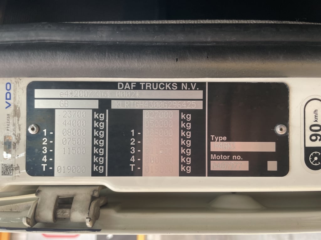 DAF XF106 530 SUPERSPACE *EURO 6* TRACTEUR ROUTIER 6X2 – 2019 – HY69 DDJ