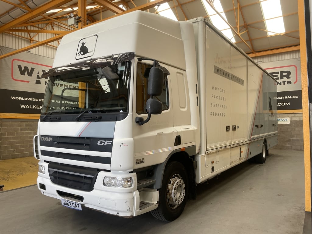 DAF CF65 220 18 TONNE REMOVAL/BOX TRUCK – 2013 – JD63 CAT