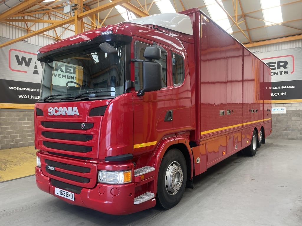 SCANIA G320 26 TONNE 6X2 REMOVAL/BOX TRUCK – 2013 – LH63 BND