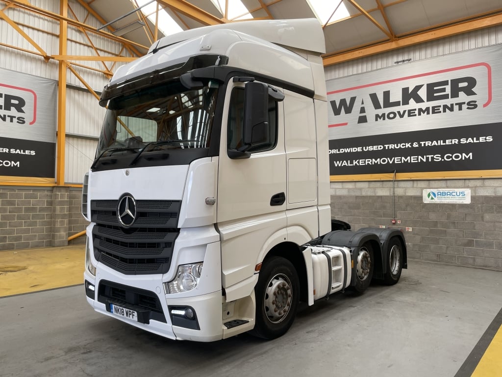 MERCEDES ACTROS 2545 BIGSPACE *EURO 6*, TRACTEUR ROUTIER 6X2 – 2018 – NK18 WPF